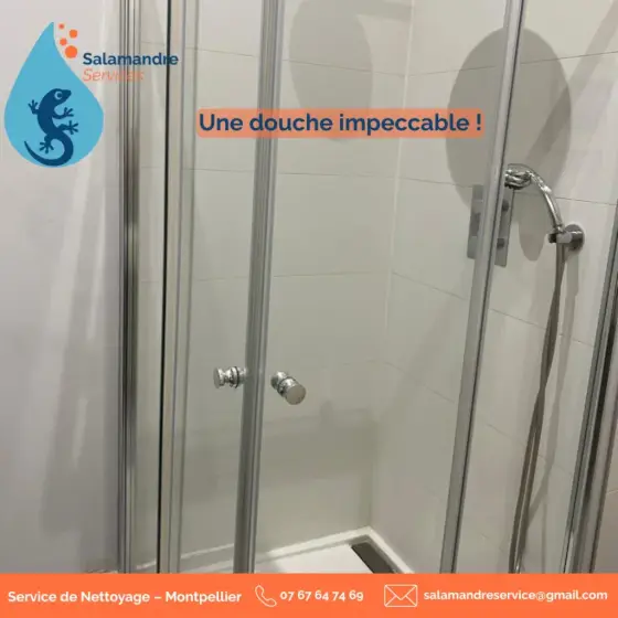 Chez Salamandre Services, on s’assure que tout brille, même dans les zones les plus exigeantes comme la salle de bain.Un nettoyage minutieux, pour un rendu impeccable à chaque passage.📑 Besoin d’un devis ? Remplissez directement notre formulaire👉 [site masqué]📍Basés à Montpellier📞 [numéro masqué]📧 [e-mail masqué]#salamandreservices #nettoyage #montpellier #MénageProfessionnel #propreté #salledebain #servicedenettoyage #montpelliermaville